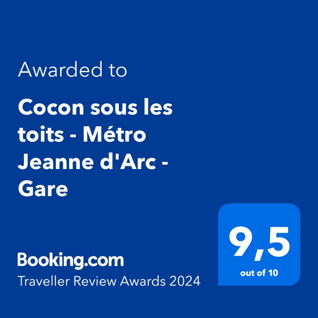 Cocon Sous Les Toits - Metro Jeanne D'Arc - Gare Daire Toulouse Dış mekan fotoğraf